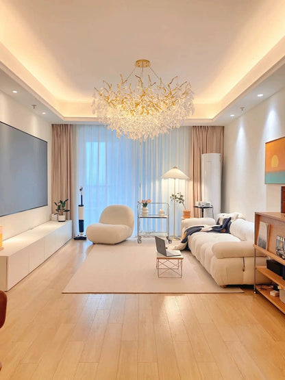 Elegant Crystal Drop Ceiling Light Fixture
