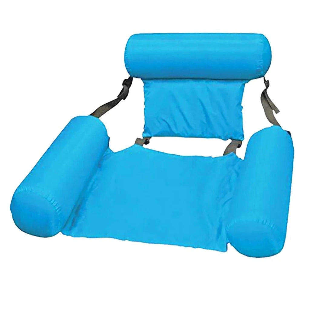 Inflatable Water Hammock Lounge Chair Pool Float Bed