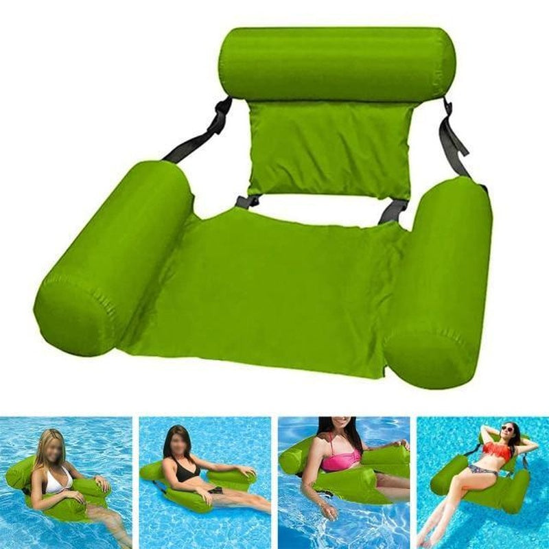 Inflatable Water Hammock Lounge Chair Pool Float Bed