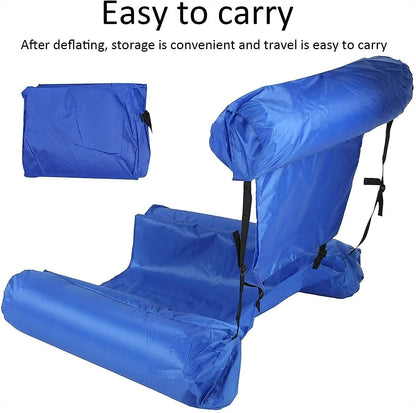 Inflatable Water Hammock Lounge Chair Pool Float Bed