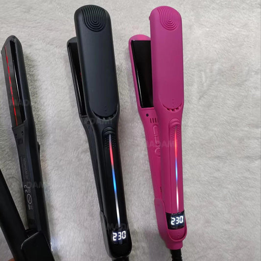 Professional Ceramic Flat Iron Dual Voltage Hair Straightener - Halri