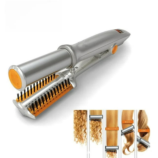 Fast Heat Styling Iron Hair Brush for All Hair Types