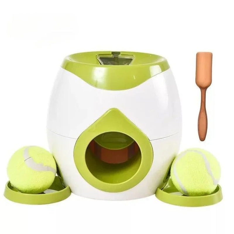 Fun Pet Ball Thrower with Auto Treat Dispenser