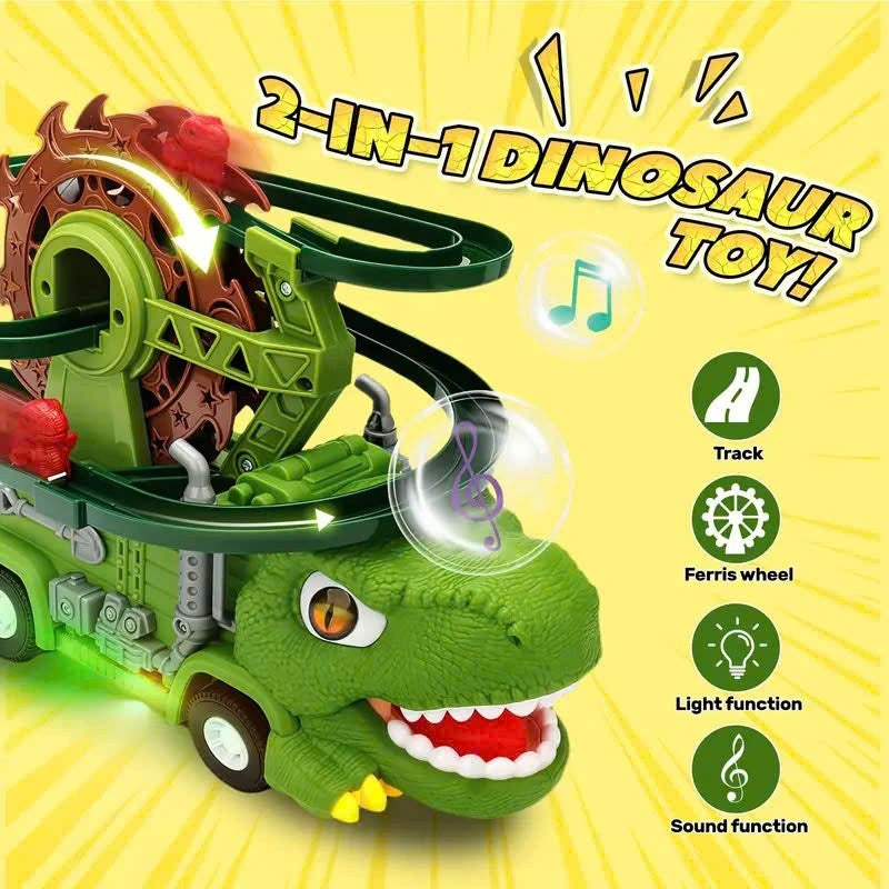 Interactive Dino Track with Lights & Sounds, Includes Baby Dinosaurs, Safe for Ages 3+