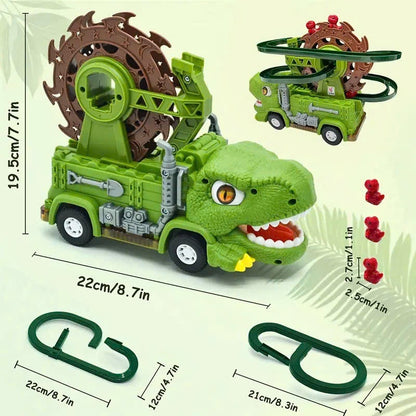 Interactive Dino Track with Lights & Sounds, Includes Baby Dinosaurs, Safe for Ages 3+