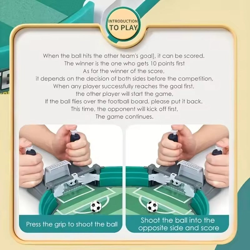 Interactive Soccer Toy with Easy Setup, Dual Handles, Fun Skill Play, Safe for Ages 3+