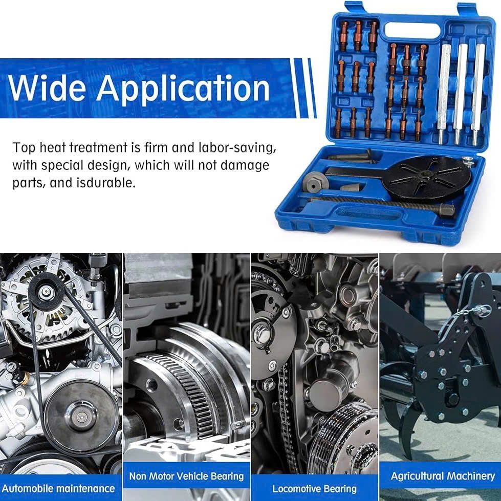 Internal Bearing Removal Puller Tool – Durable, Safe Material, Easy to Use, Comes with Storage Case