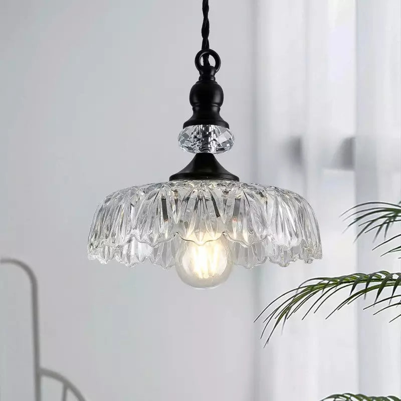 Elegant Crystal Drop Pendant Lamp - Halri