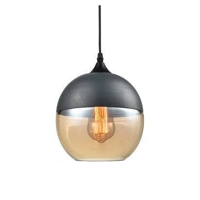 Elegant Glass Pendant Light Adjustable Hanging Lamp - Halri