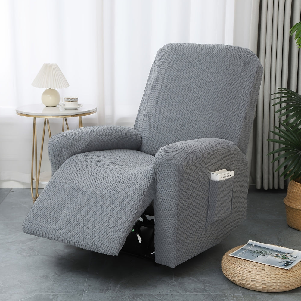 Stretchy Recliner Slipcover with Pockets