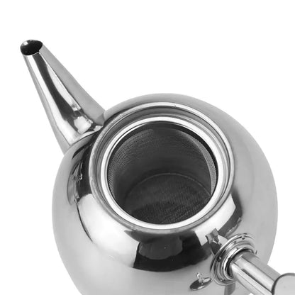 Luxury Silver Infuser Teapot
