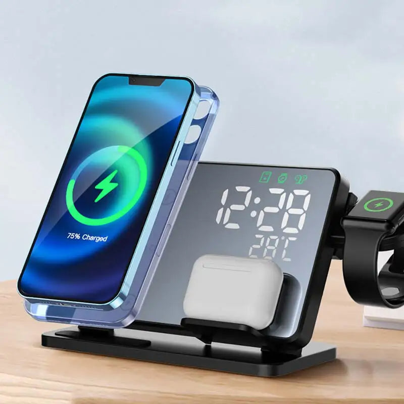 Wireless Charging Dock for iPhone, Watch, AirPods - Halri