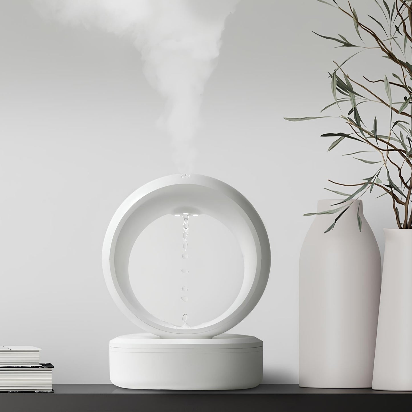 Compact Cool Mist LED Humidifier with Night Light