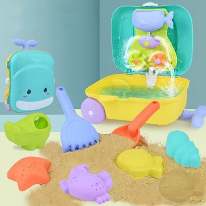 Kids Beach Toy Set, Sand and Water Play, BPA-Free Plastic, Variety of Tools & Shapes, Safe for Ages 2+
