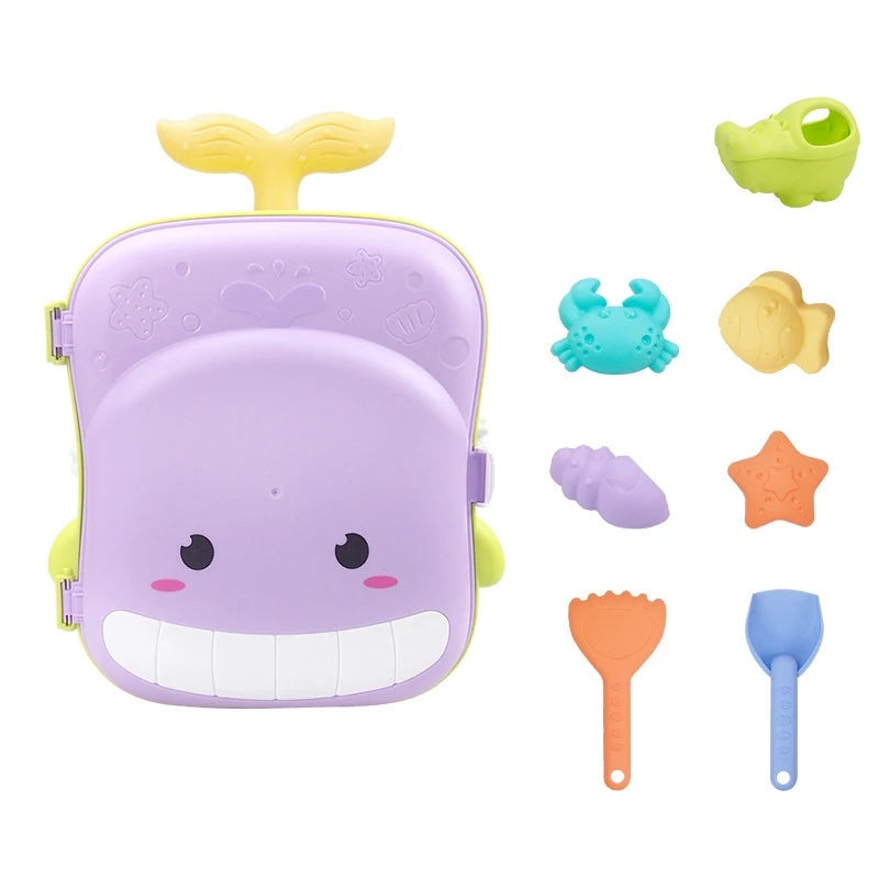 Kids Beach Toy Set, Sand and Water Play, BPA-Free Plastic, Variety of Tools & Shapes, Safe for Ages 2+