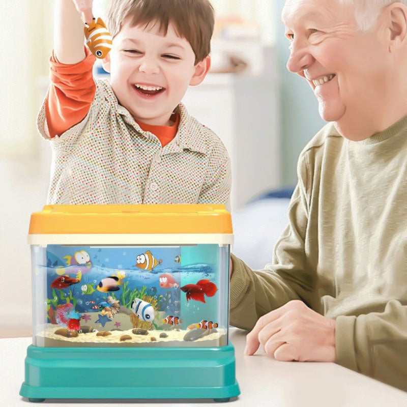 Fun Interactive LED Fish Tank Toy for Kids - Halri