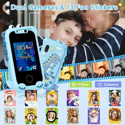 Kids Toy Phone – Music and Selfie Fun with Touch Screen, Rechargeable, Safe for Ages 3+