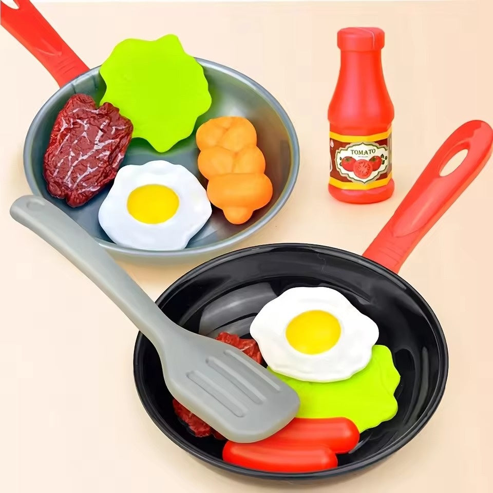 Fun Play Kitchen Utensils 8 Piece Set for Kids - Halri
