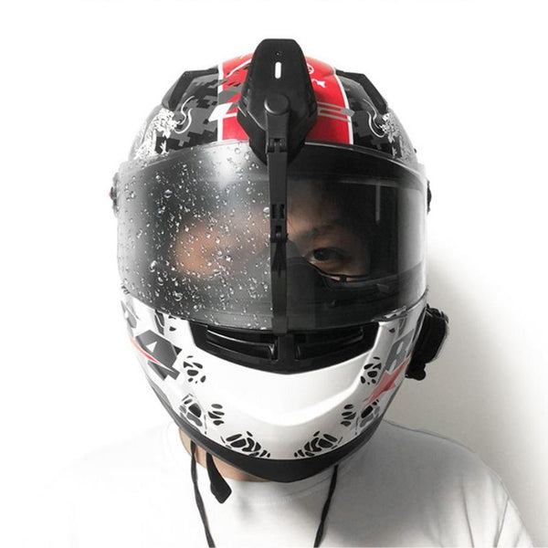 Motorcycle Visor Rain Cleaner