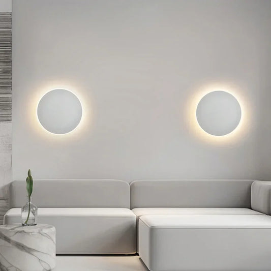 Round LED Modern Wall Lamp - Halri