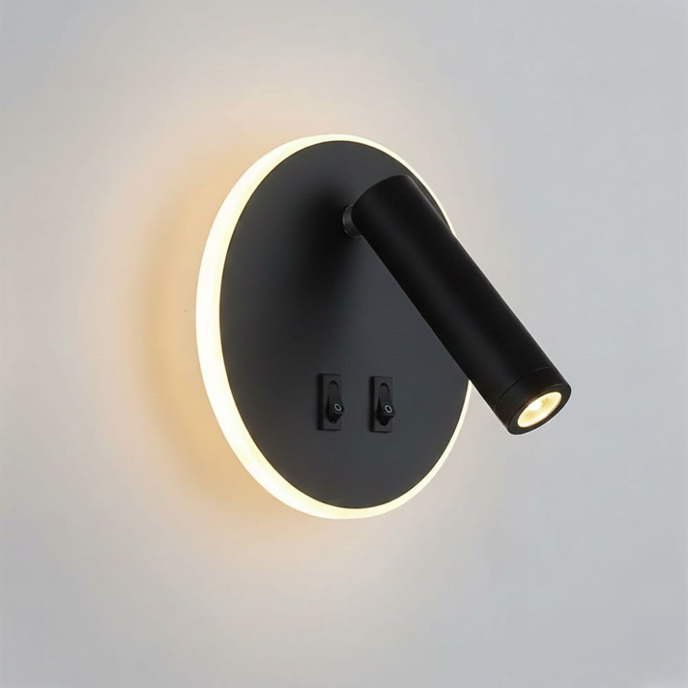 Adjustable LED Wall Lamp with Slim Metal Design - Halri