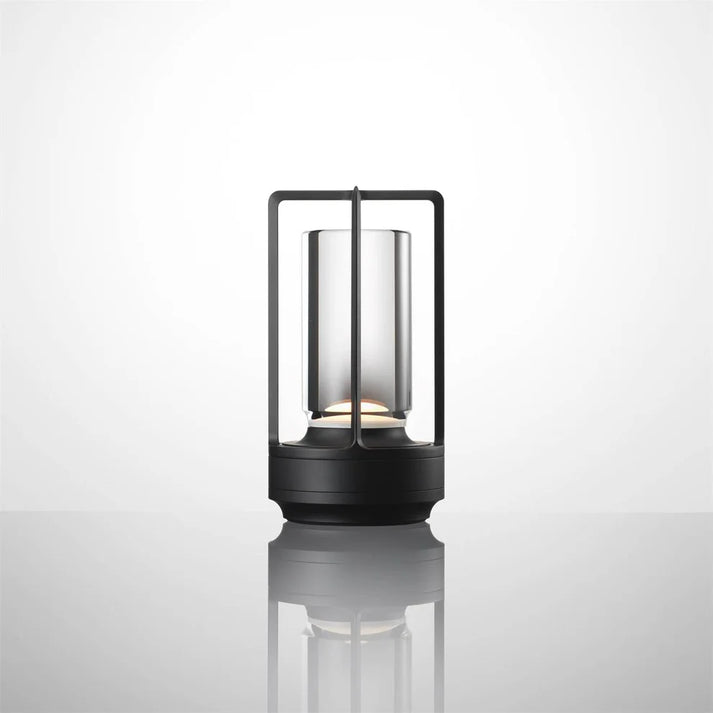 Battery Powered Glass Table Lamp – Compact Soft Lighting