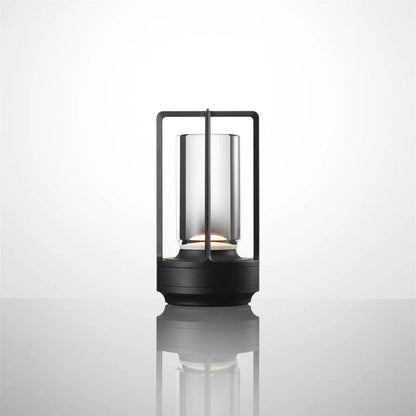 Battery Powered Glass Table Lamp – Compact Soft Lighting