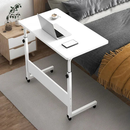 Space Saving Rolling Bedside Laptop Desk Table