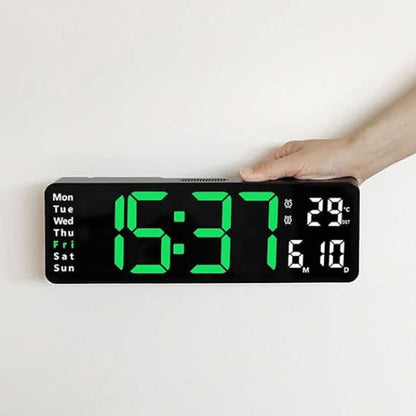 Big LED Clock with Nightlight and Dimming Display - Halri