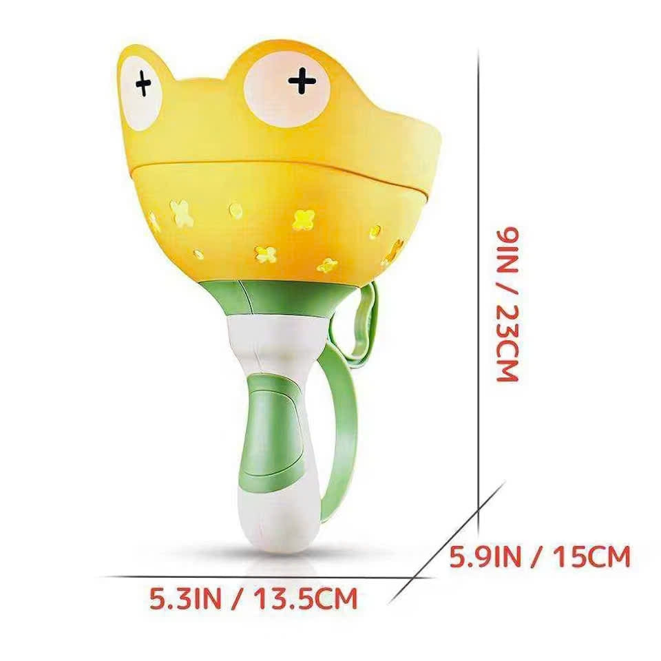 Launch & Spin Disc Blaster with Silly Frog Face
