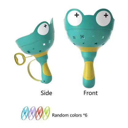Launch & Spin Disc Blaster with Silly Frog Face