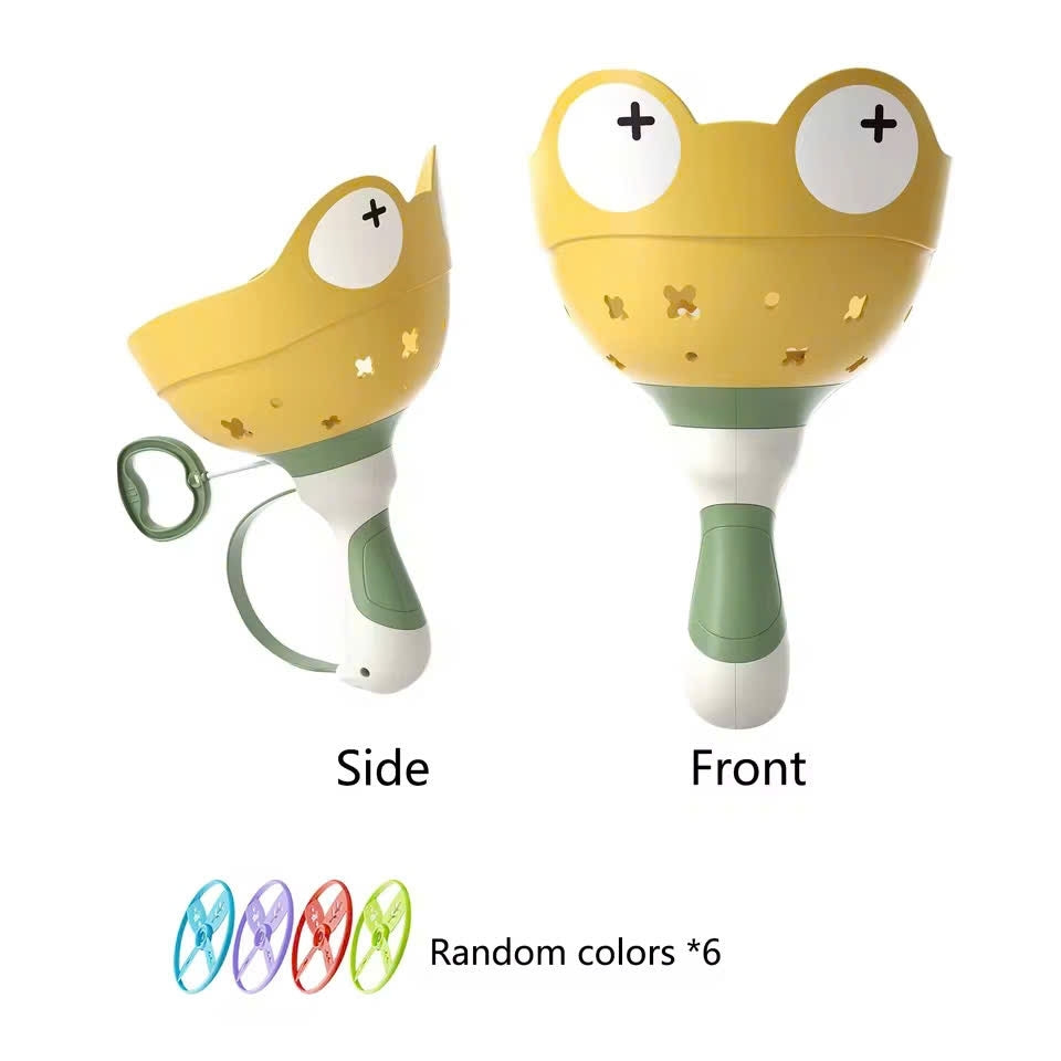 Launch & Spin Disc Blaster with Silly Frog Face