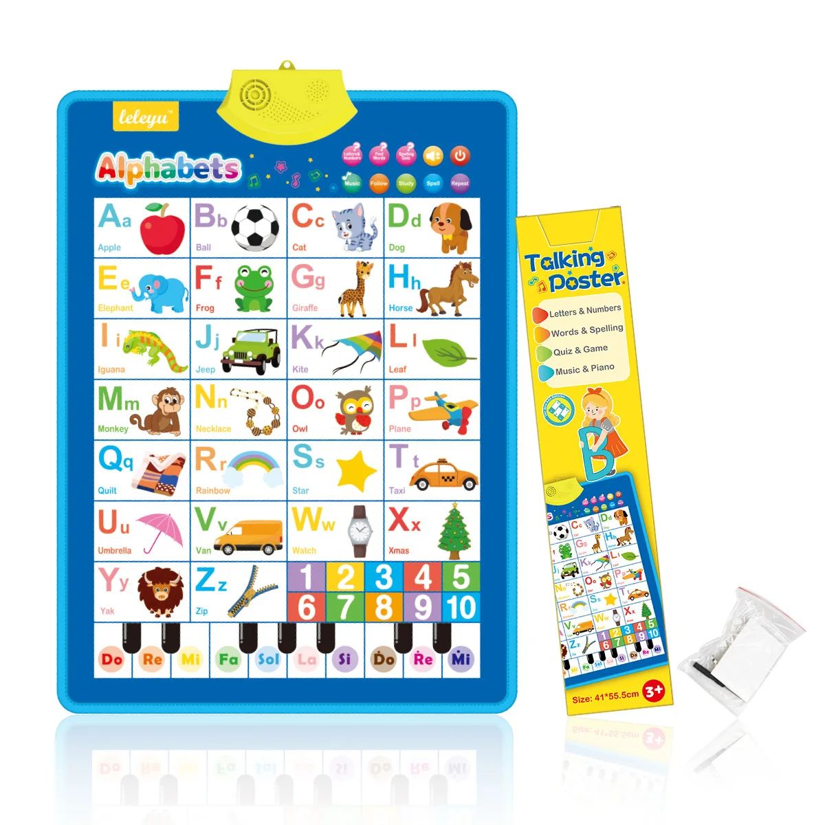 Learning Tablet for Toddlers – Interactive Educational Toy with ABCs, Numbers, Games & Music