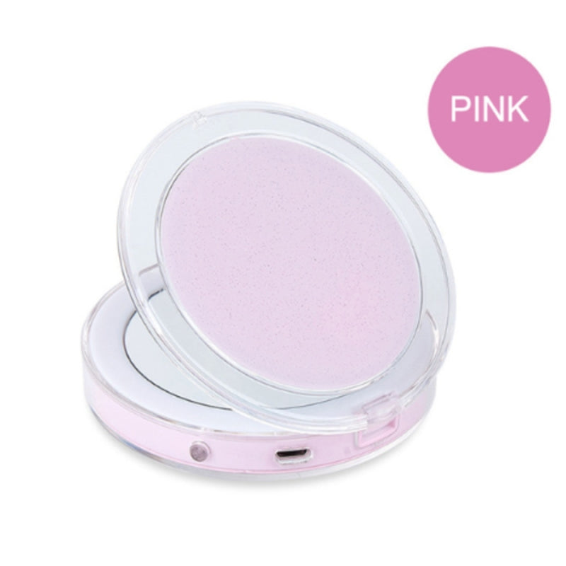 Bright Travel Magnifying Mirror 3X LED Lighted Compact