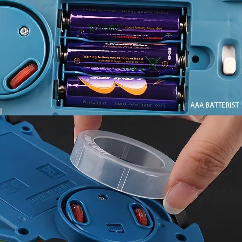 Light-Up Transparent Car with Moving Gears, Music & Durable Plastic, Suitable for Kids 6 Months+