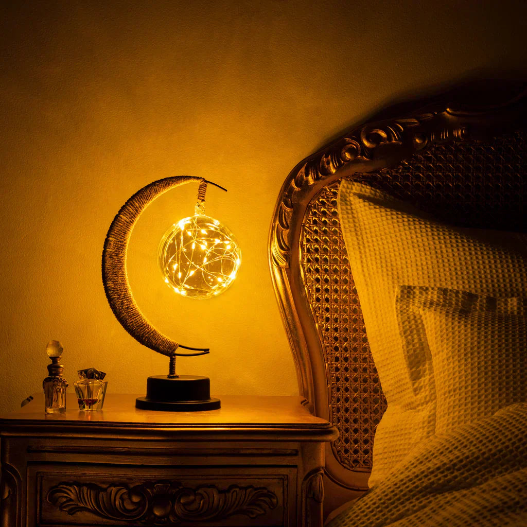 Soft Globe Desk Lamp Warm Home Lighting