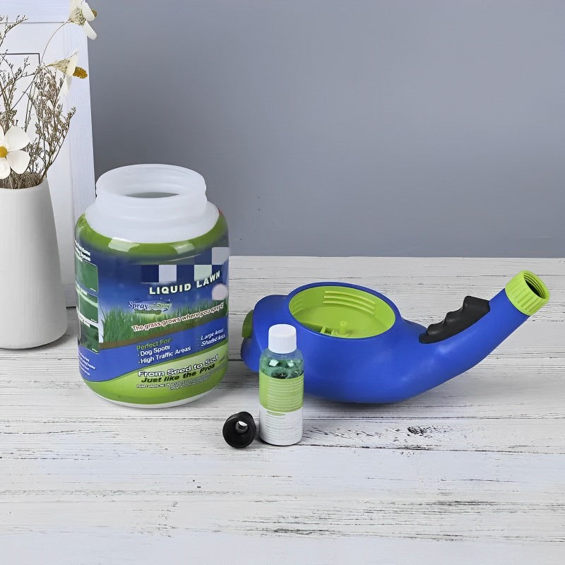 Fast Growing Grass Seed Spray for Lawn Repair