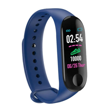 M3 Smart Watch, Smart Bracelet with Health Monitoring, Blood Pressure, Waterproof Sport Watch