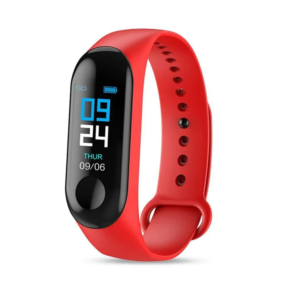 M3 Smart Watch, Smart Bracelet with Health Monitoring, Blood Pressure, Waterproof Sport Watch