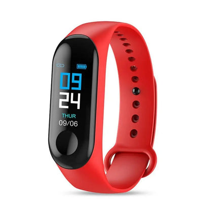 M3 Smart Watch, Smart Bracelet with Health Monitoring, Blood Pressure, Waterproof Sport Watch