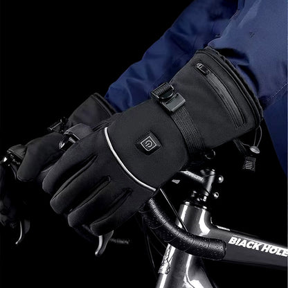 Warm Rechargeable Gloves for Skiing and Outdoor Use