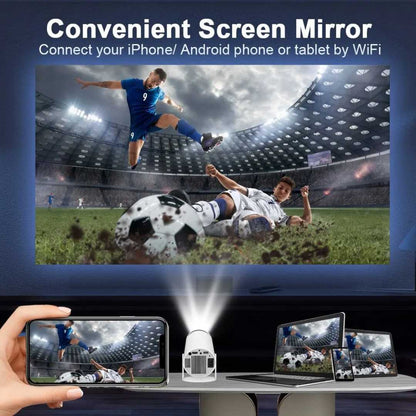 Compact HD Home Theater Projector with Remote