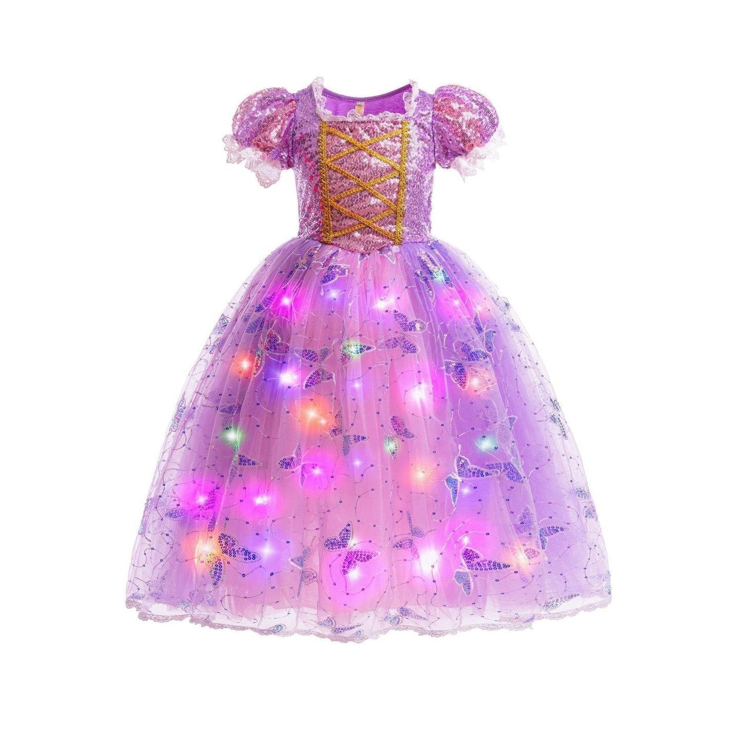Girls Mermaid Princess Costume Dress