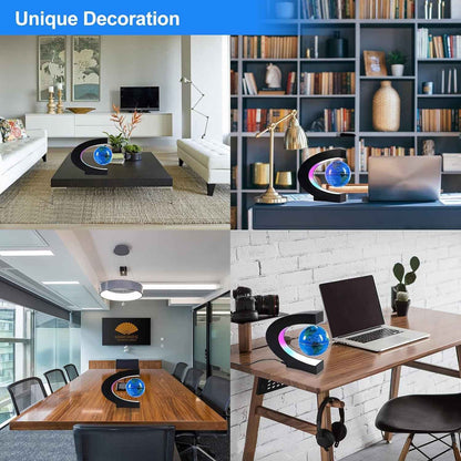Magnetic Floating Globe With LED Light, Modern Design, Eye-Catching Home & Office Decor