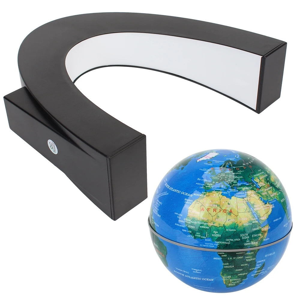 Magnetic Floating Globe With LED Light, Modern Design, Eye-Catching Home & Office Decor
