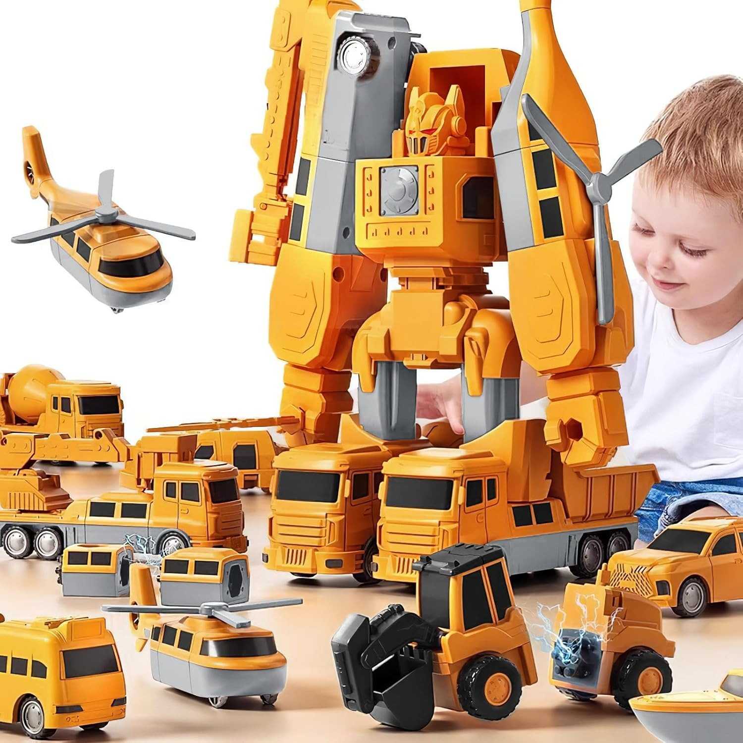 Fun 3-in-1 Robot Building Truck Toy Set - Halri