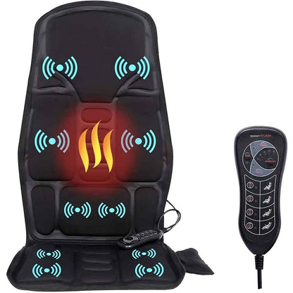 Relaxing Heat Massage Seat Pad For Car And Home Use