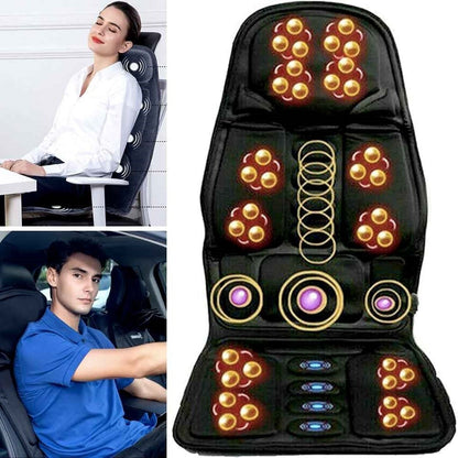 Relaxing Heat Massage Seat Pad For Car And Home Use