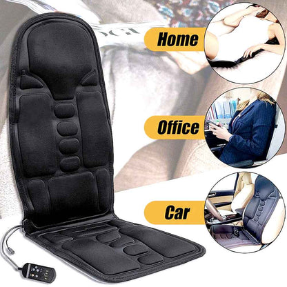 Relaxing Heat Massage Seat Pad For Car And Home Use
