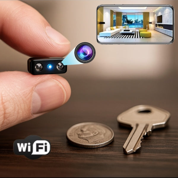 Small WiFi Security Camera with Night Vision - Halri